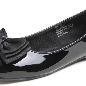 Women's Round Toe Ballet Flats Synthetic Low Heel Slip-On Casual Dress Shoes
